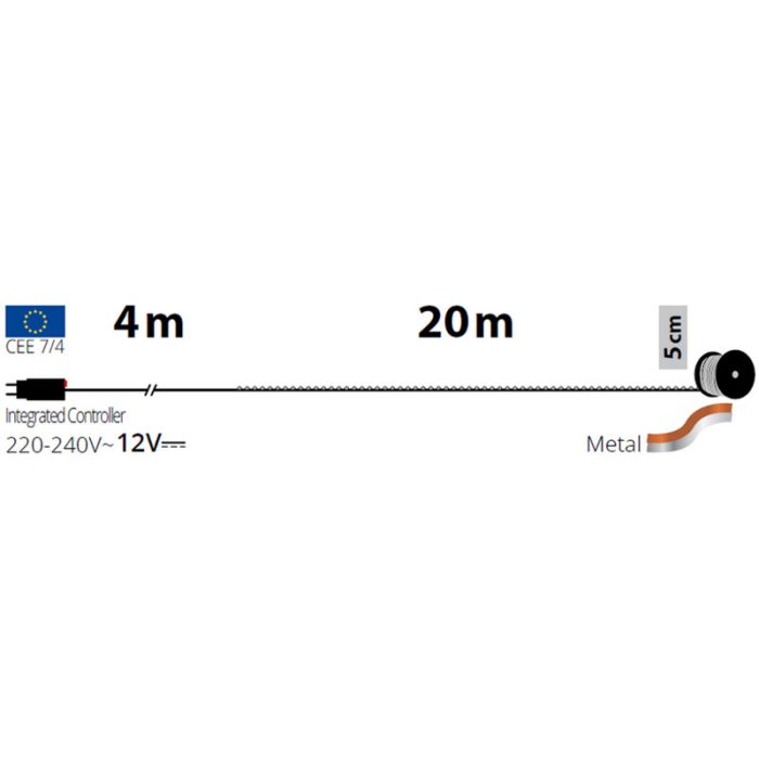 Catena microled 400 Cavo