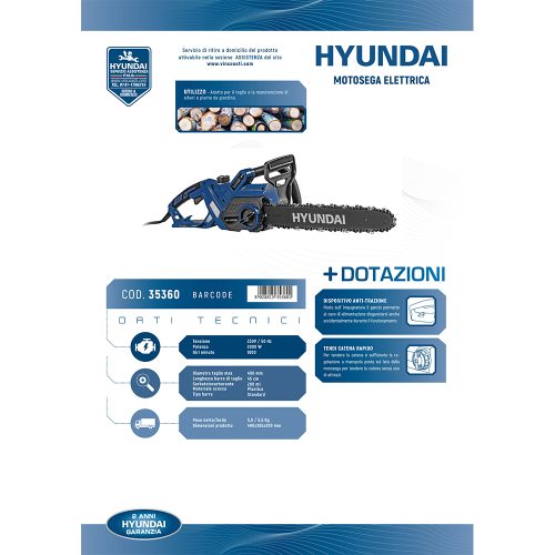 Elettrosega Hyundai 35360-scheda tecnica