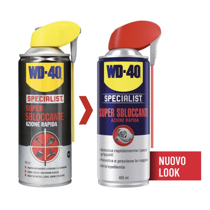 WD-40 Super Sbloccante Vecchia e Nuova confezione