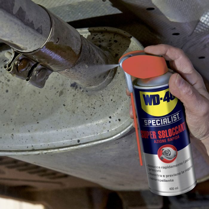 WD-40 Super Sbloccante utilizzo su macchina