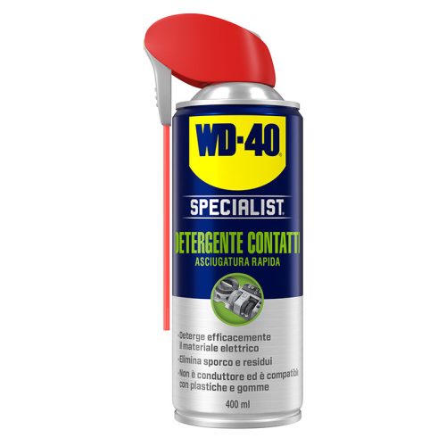 WD-40 Detergente contatti Sfondo bianco
