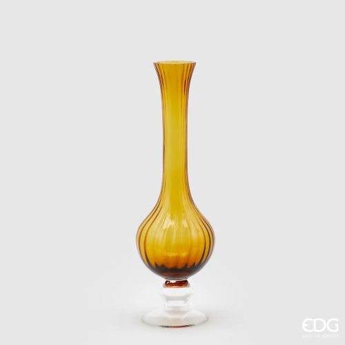 Immagine del vaso di vetro Edg color ambra