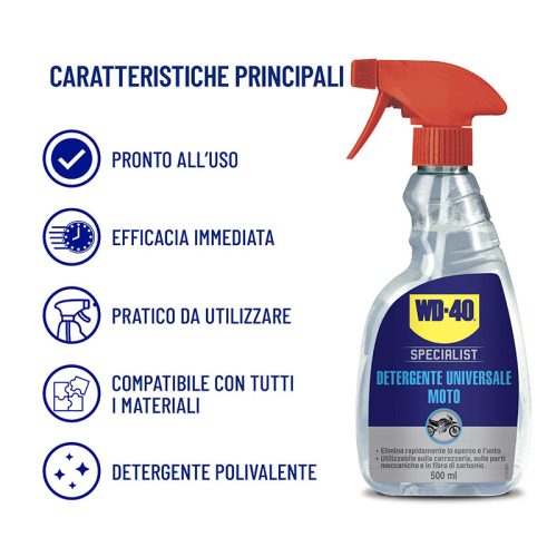 Wd-40 Specialist moto detergente Caratteristiche